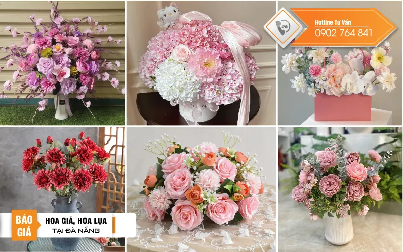 các dòng hoa giả tại đà nẵng