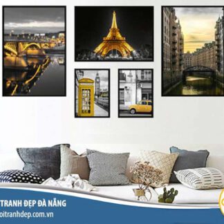 +13 mẫu tranh treo tường phòng khách đẹp, hiện đại, giá rẻ