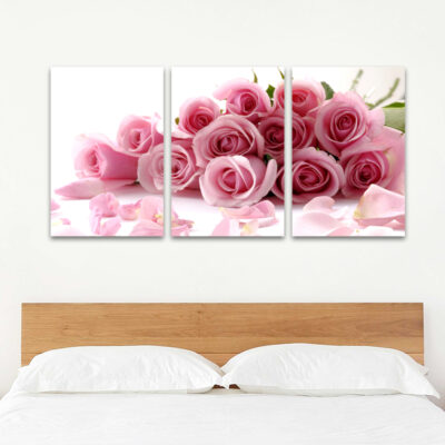 Tranh treo tường phòng ngủ hoa hồng