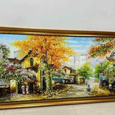 Tranh sơn dầu nghệ thuật mẫu 25