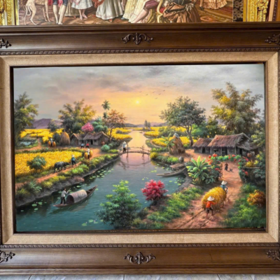 Tranh sơn dầu nghệ thuật mẫu 36
